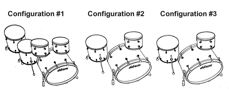 The ddrum DIOS Series configurations