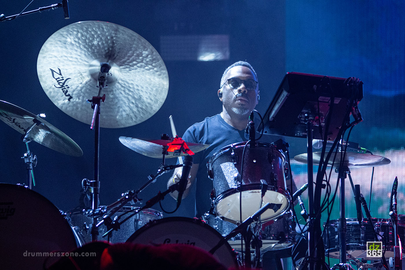 Nate Smith with Brittany Howard at the 2024 North Sea Jazz Festival © drummerszone.com